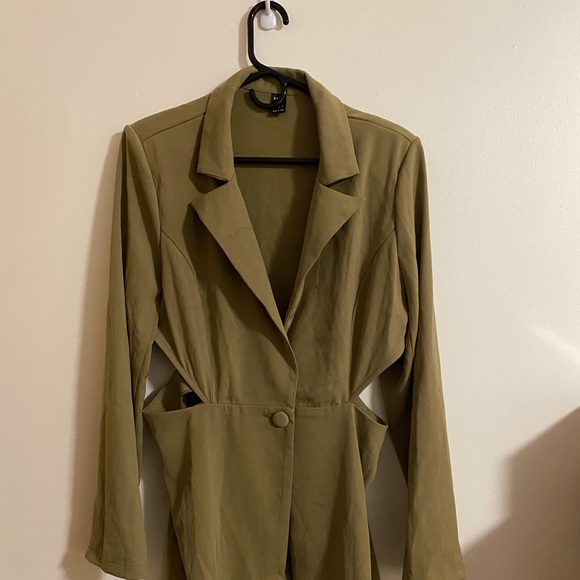 SHEIN Army Green Blazer - Picture 1 of 5